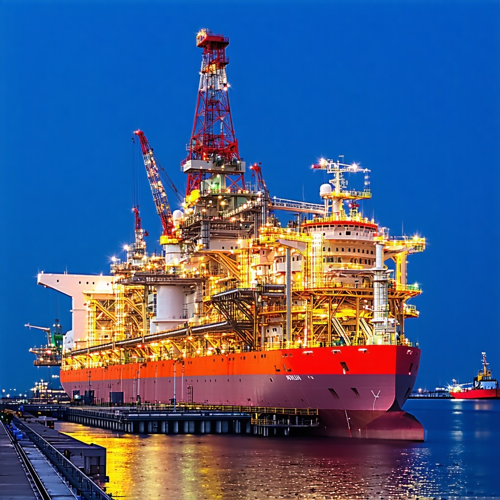FPSO vessel offloading